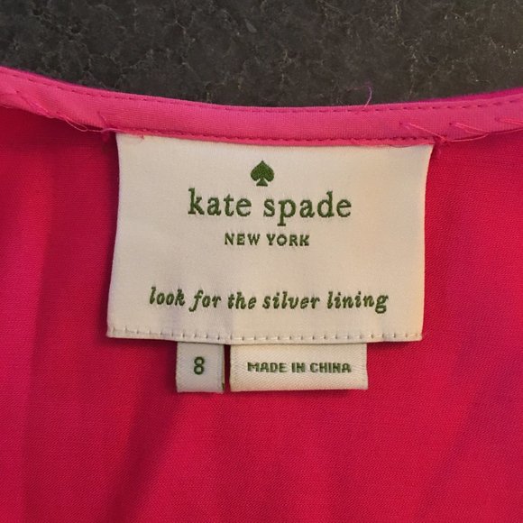 *PRICE REDUCTION Kate Spade Mandy Pink White Dress - Picture 3 of 3